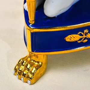 Коллекционная Фарфоровая Ваза - Фруктовница «Два Ангела - Путти», Sevres Style Франция.