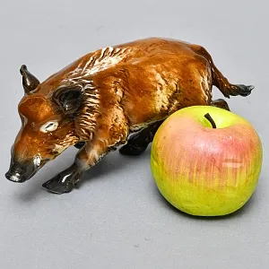 Коллекционная Фарфоровая статуэтка «Охота. КАБАН», Goebel Германия, конец ХХ века.