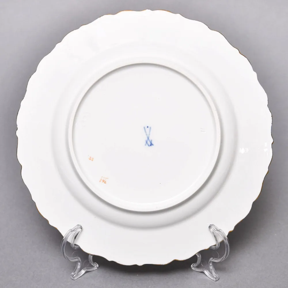 Чайный набор «Мейсенский букет» на 6 персон, Фарфор MEISSEN Германия, 1924 - 1934 годы. 