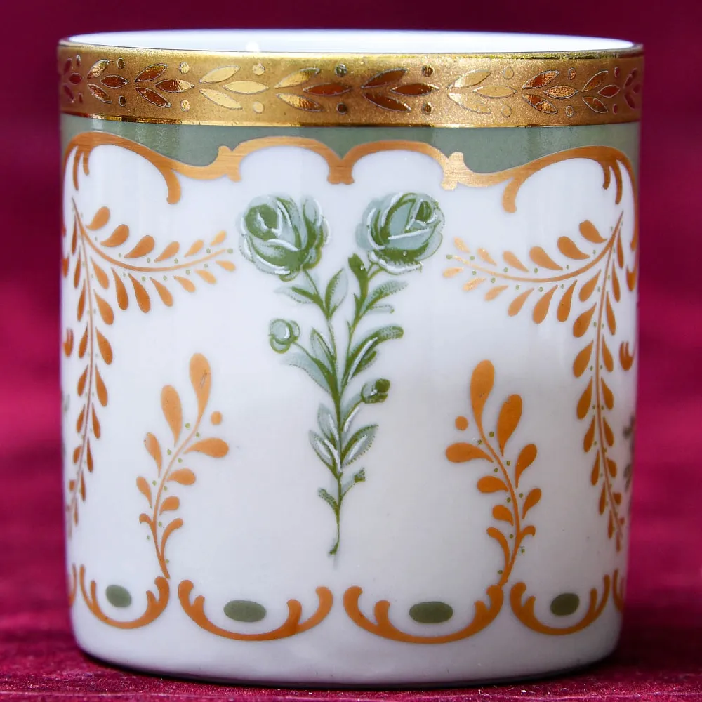 Коллекционная Кофейная Пара «Садовый орнамент», GLORIA Bayreuth, Германия 60гг.