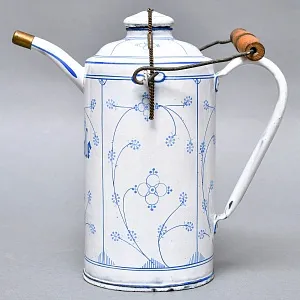 Антикварный Эмалированный Бидон - Канистра для Бензина на 2 литра. Германия 1914 год.