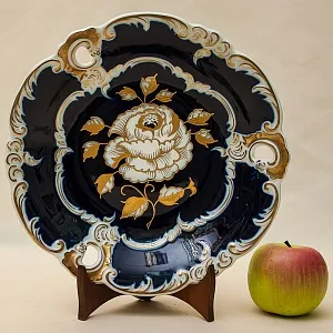 Коллекционное Сервировочное Блюдо «Золотая Роза» WALLENDORF, Германия -1963 год.