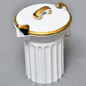  Фарфоровый Кофейный сервиз тет-а-тет «Греческие колонны» 8 предметов, Furstenberg Германия.