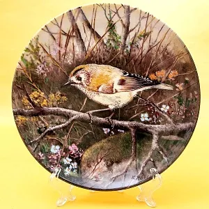 Коллекционная Тарелка «Королек» Фарфор, Tirschenreuth Германия -1992 год.