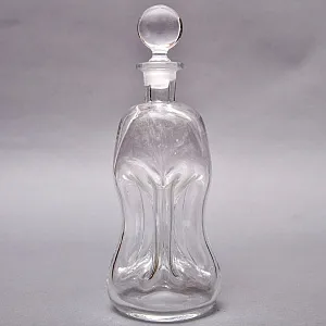 «Kluk - Kluk» - Уникальный Винтажный Штоф - Графин - Бутыль на 0,5 литра. Дания, HOLMEGAARD 50 -е гг.