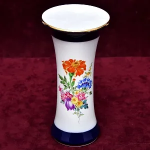 Коллекционная Фарфоровая Ваза для Цветов, MEISSEN Германия, первая половина ХХ века.