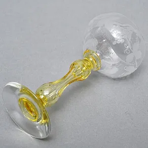 Антикварный Набор бокалов для Вина 8 шт. «MICADO VIGNE», Saint Louis. Франция, начало ХХ века. 