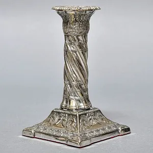 Антикварные Парные Подсвечники на одну свечу, Silverplate, SHEFFIELD Англия начало ХХ века. 