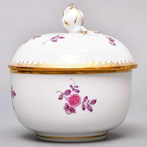 Фарфоровый Чайный Сервиз «Индийские цветы» на 6-ть персон, MEISSEN / МЕЙСЕН Германия. 