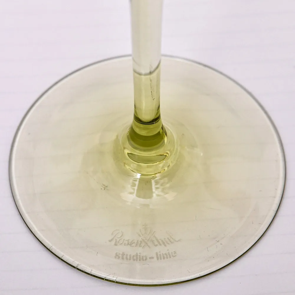 Бокалы для вина «Papyrus», Хрусталь Rosenthal Studio Line, Германия -1960 -1969 годы.