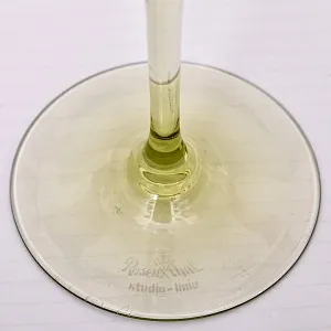 Бокалы для вина «Papyrus», Хрусталь Rosenthal Studio Line, Германия -1960 -1969 годы.