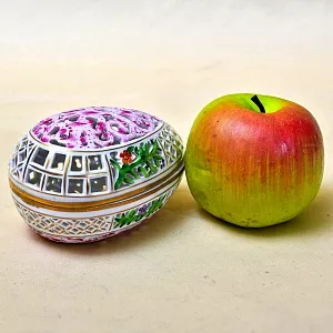 Винтажная Шкатулка - Бонбоньерка, прорезной фарфор HEREND, Венгрия 80-е гг.