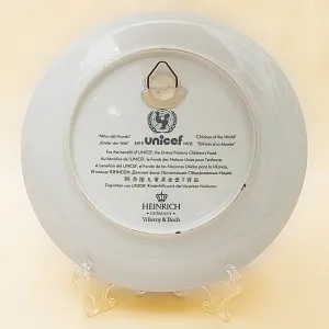 Коллекционная Тарелка «Дети Мира» - «Перу» Фарфор Heinrich Villeroy&Boch - 1977 год.