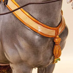 Редкая!!! Большая Фарфоровая Cтатуэтка «АРАБСКИЙ ВОИН» Shheibe - Alsbach Германия -1962год.