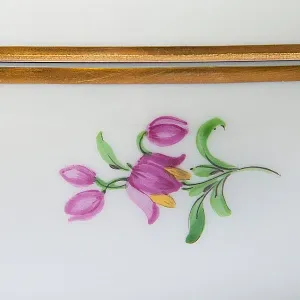 Коллекционная Фарфоровая Шкатулка - Бонбоньерка «BLUMEN», MEISSEN / МЕЙСЕН, Германия.