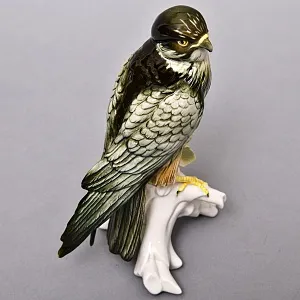 Птица - Фарфоровая статуэтка «Сокол», Карл Энс / Karl Ens,  Германия, 50-е годы ХХ века.