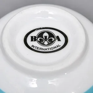 Фарфоровый Кодлер «Голубой горох» на 2 яйца, BIA International США.