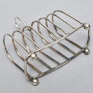 Сервировочная Металлическая Подставка для Тостов, SHEFFIELD Англия - середина ХХ века.