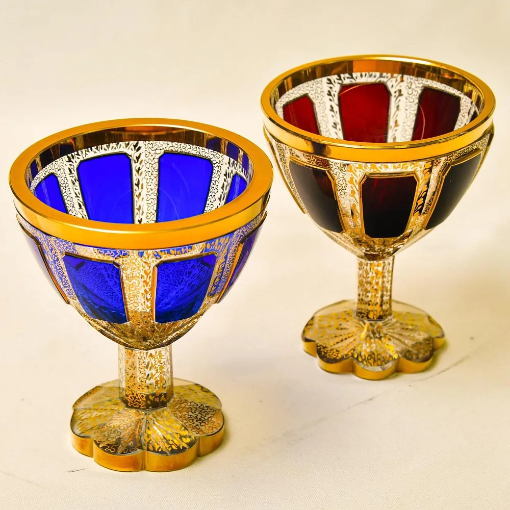 Креманка - Ваза - Орешница «Голубой Сапфир», ERNST WITTIG, Германия.