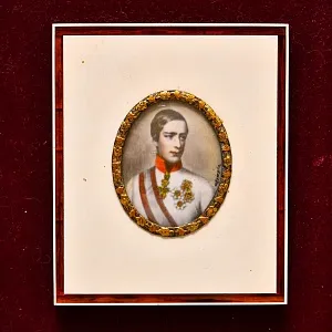 Декоративная Пара - Картина - Панно - Медальон «Дама и Офицер», Германия. 