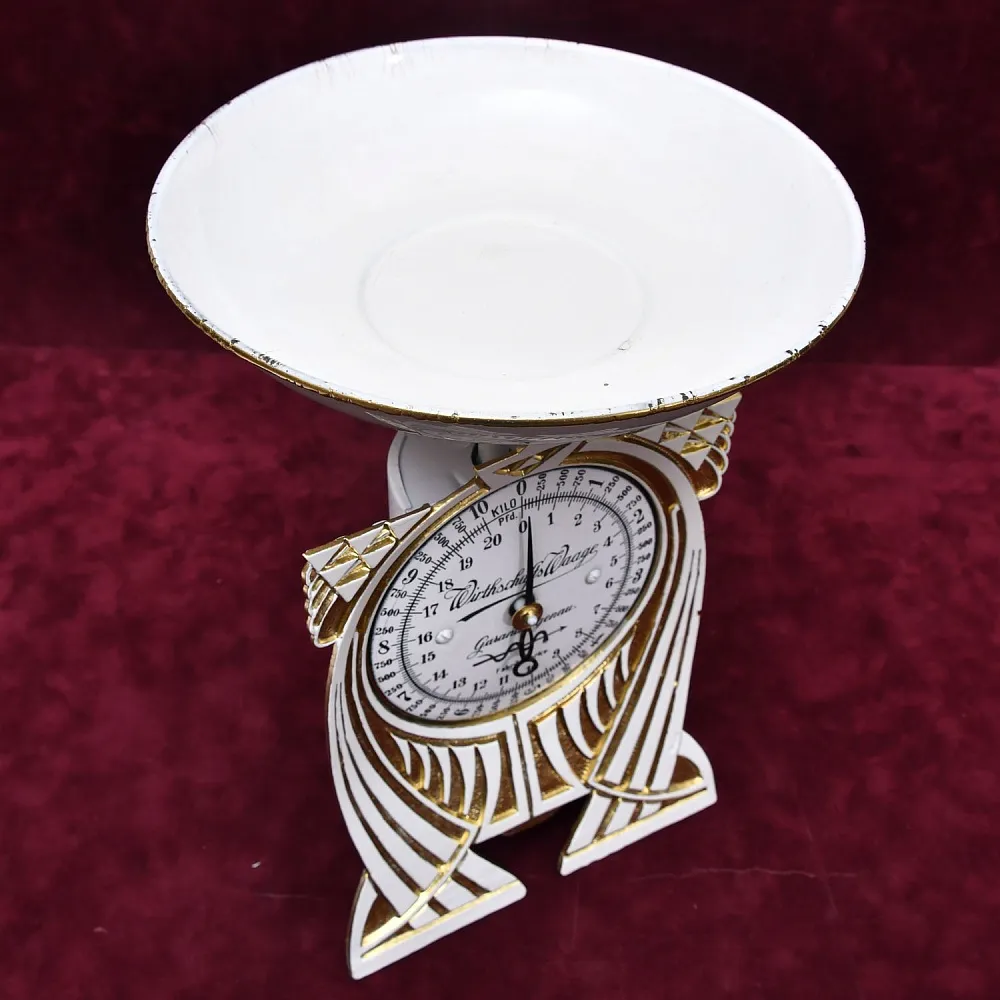 Антикварные Кухонные Механические одно чашечные Весы на 10кг «Wirtschafts-Waage» Германия.