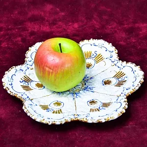 Антикварная Коллекционная Тарелка - Блюдо «ЦВЕТЫ», Фарфор MEISSEN Германия.