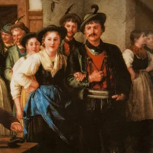 Коллекционная Тарелка «ТАНЦЫ» Фарфор, Lilien Porzallan, Австрия -1989 год.