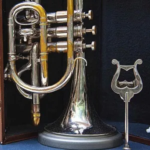 Дизайнерская Электрическая Настольная Лампа Светильник «Труба в Кофре» - 1965г».