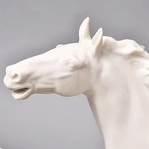 Большая Фарфоровая Статуэтка «БЕГУЩИЕ ЛОШАДИ», Hutschenreuther Германия, вторая половина ХХ века.