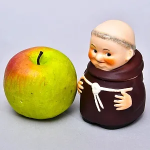 «Очаровательный Монах» Фарфоровый Соусник - Баночка с крышкой на 200 мл., GOEBEL Германия.