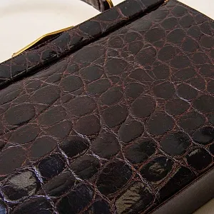 Дамская Сумка из Натуральной Крокодиловой Кожи Западная Германия 50-гг.