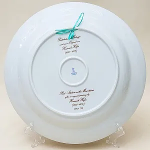 Большое Коллекционное Блюдо - Тарелка «Почтовая станция в горах» Фарфор KAISER Германия.