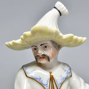 Редкая Фарфоровая статуэтка «Китайский продавец фруктов», Nymphenburg Германия, 50-е гг.