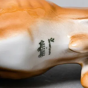  Коллекционная Фарфоровая статуэтка собаки «БОКСЕР», Rosenthal Германия, 60-е гг. ХХ века. 