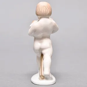 Антикварная Фарфоровая статуэтка «Вестник весны или Мальчик с ромашками», ROSENTHAL Германия - 1923 год.