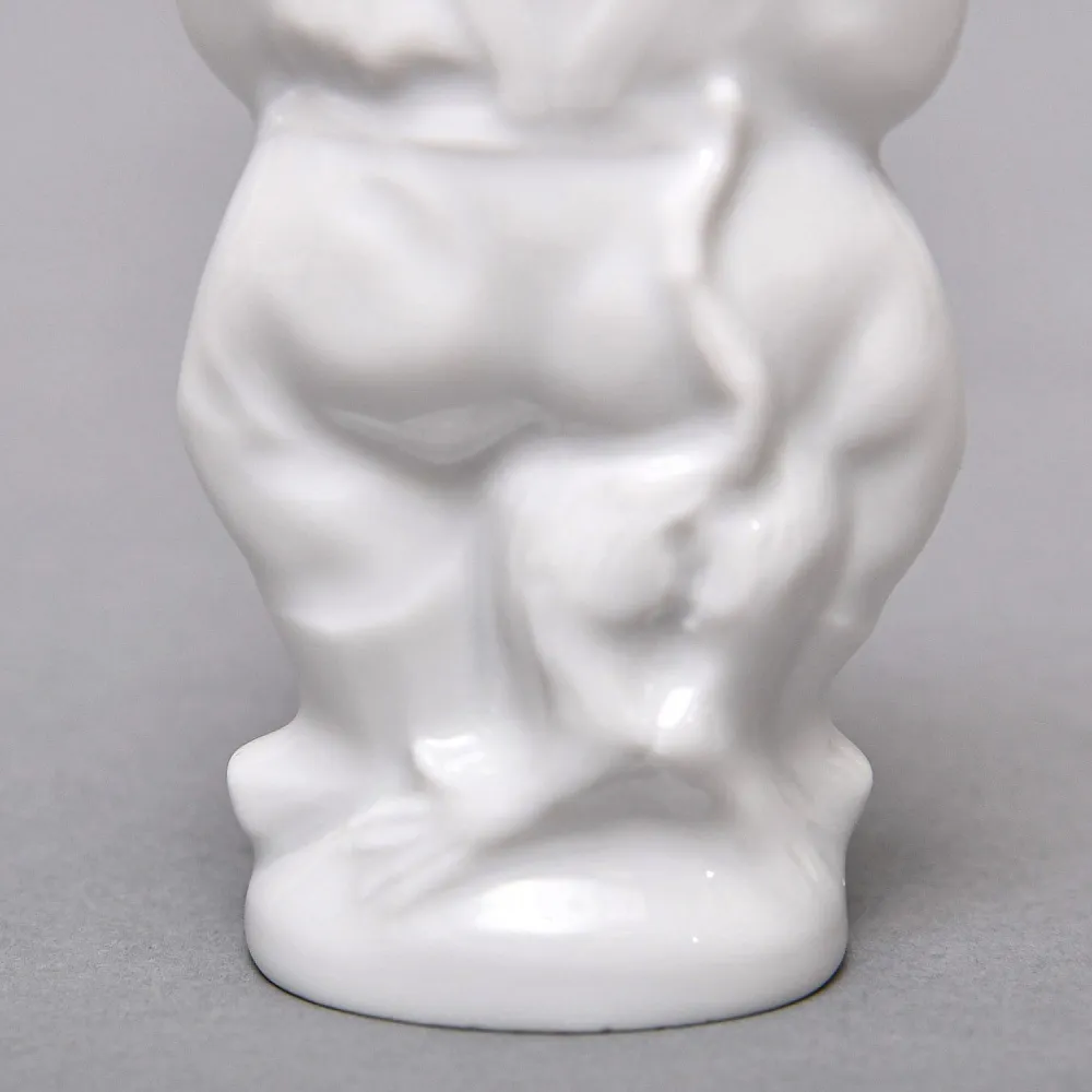 Коллекционная Фарфоровая статуэтка «Клоун с совой и обезьяной», MEISSEN /МЕЙСЕН Германия.