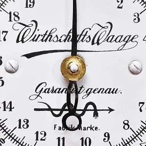 Антикварные Кухонные Механические одно чашечные Весы на 10кг «Wirtschafts-Waage» Германия.