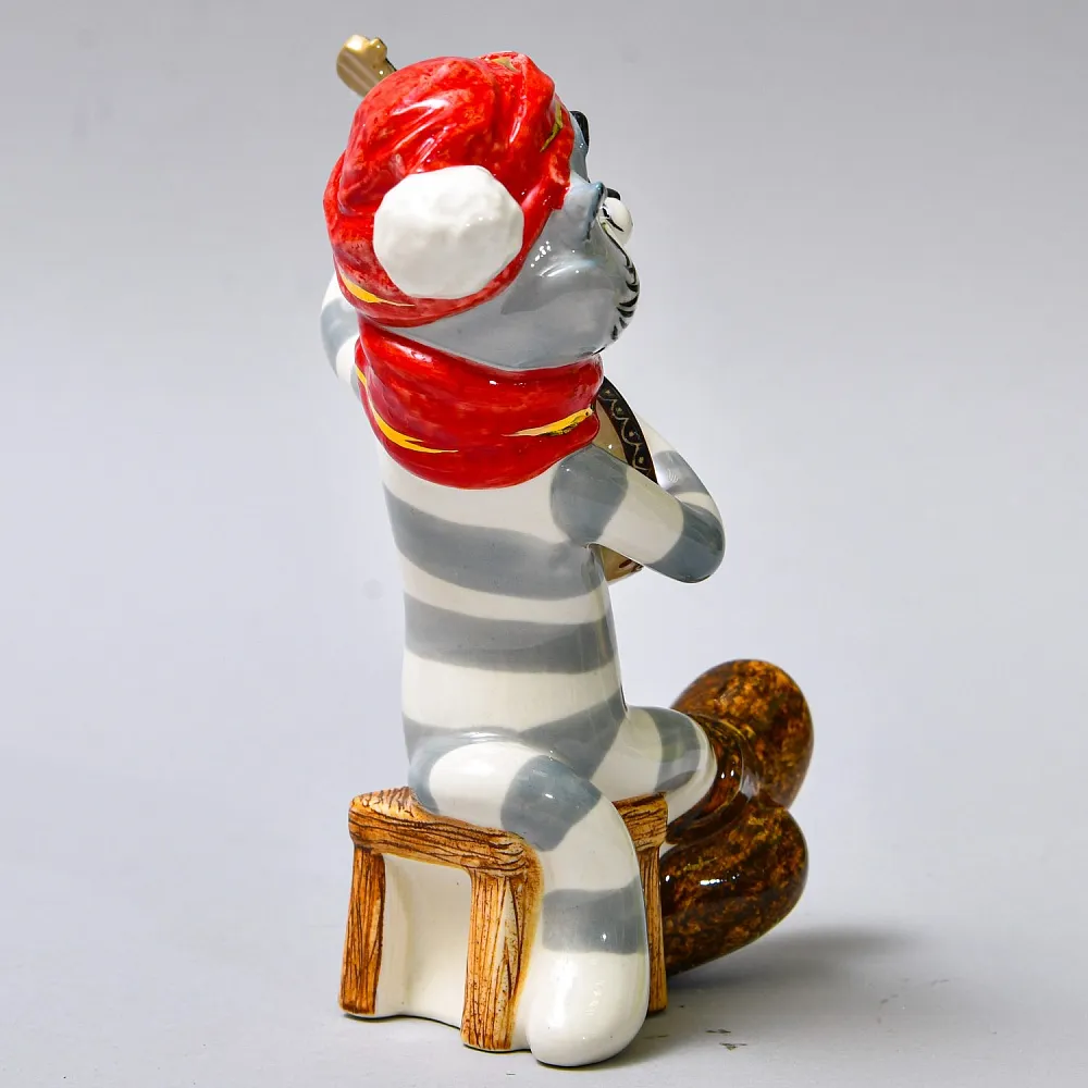 Авторская Коллекционная Фарфоровая Статуэтка «Кот Матроскин», Россия.