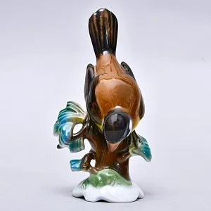 Авторская Фарфоровая статуэтка «Птица. Cиница», ROSENTHAL Германия, середина ХХ века.