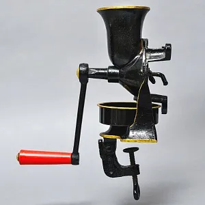 Старинная Чугунная Ручная Механическая Мельница - Кофемолка, Англия начало ХХ века.