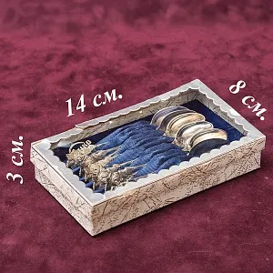 «Хильдесхаймская роза» - Сервировочный Набор Десертных Ложечек Silverplate, Германия 60-е годы.