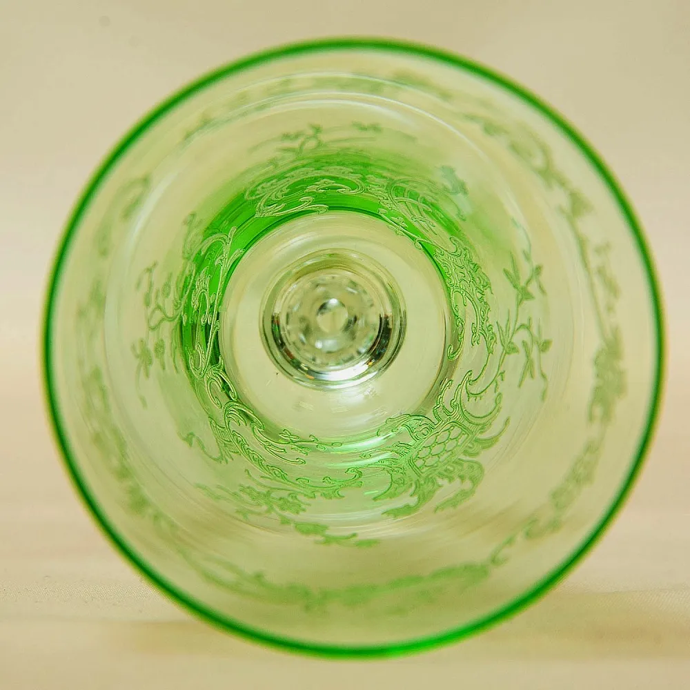 Антикварный Набор - Хрустальные Бокалы для вина «MICADO», Saint Louis. Франция, начало ХХ века.