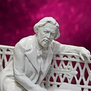 Редкость! Авторская Фарфоровая статуэтка «Композитор Михаил Иванович Глинка», СССР ЛФЗ.