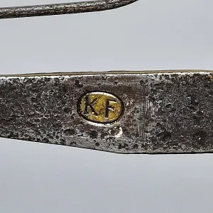 Антикварные Кухонные весы с двумя латунными чашами FОRCE на 2кг. Франция начало ХХ века!