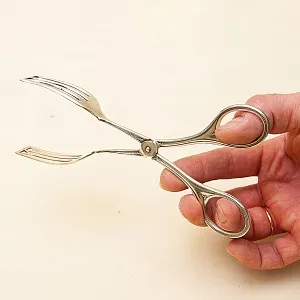 Сервировочные Щипцы для подачи, Металл Silverplate, Англия - вторая половина ХХ века.