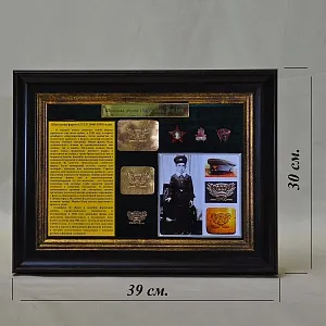 Коллекционное Панно - Картина «Элементы формы школьника СССР», Россия вторая половина ХХ в.