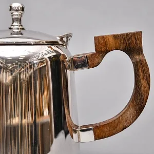 Винтажный Металлический Кофейник - Чайник на 1 л. Silverplated, Boulenger Франция, 50-е гг. 