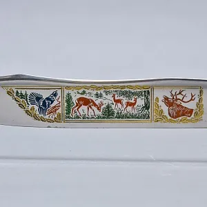 Набор для Барбекю «Охота» - 4 предмета, Stainless Steel Solingen Германия, 60 -е годы ХХ века.