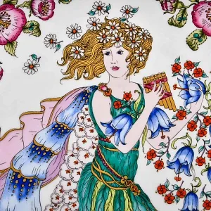 Коллекционная Тарелка - Настенное Блюдо «Времена года. Лето», Фарфор Hutschenreuther Германия - 1978 год. 