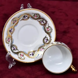 Антикварная Коллекционная Кофейная пара Rosenthal, Германия, 1919 - 1935 годы.